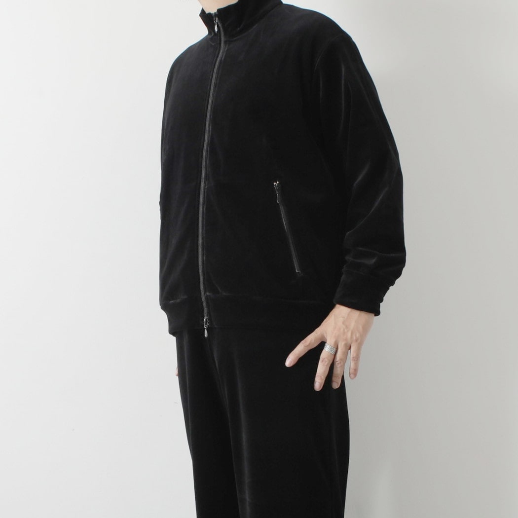 marka マーカ オーガニッコットンベロア フルジップトラックジャケット