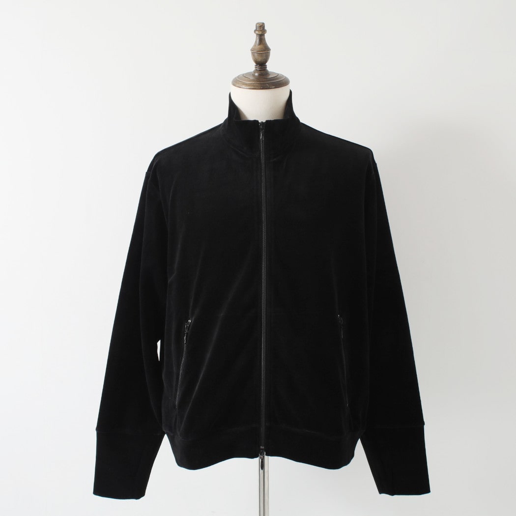 GIORGIO ARMAMI 黒タグ ベロア トラックジャケット とろみ ベロアトラックジャケット(90cm 黒): キッズ - ナルミヤ