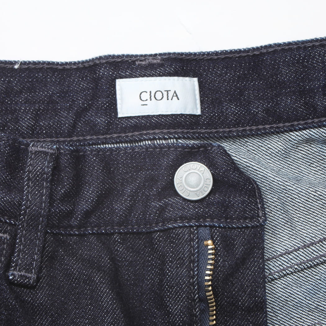 CIOTA シオタ 13.5oz Wide Baggy ワイドバギーデニム ダークネイビー PTL-27WBG-PIDNW