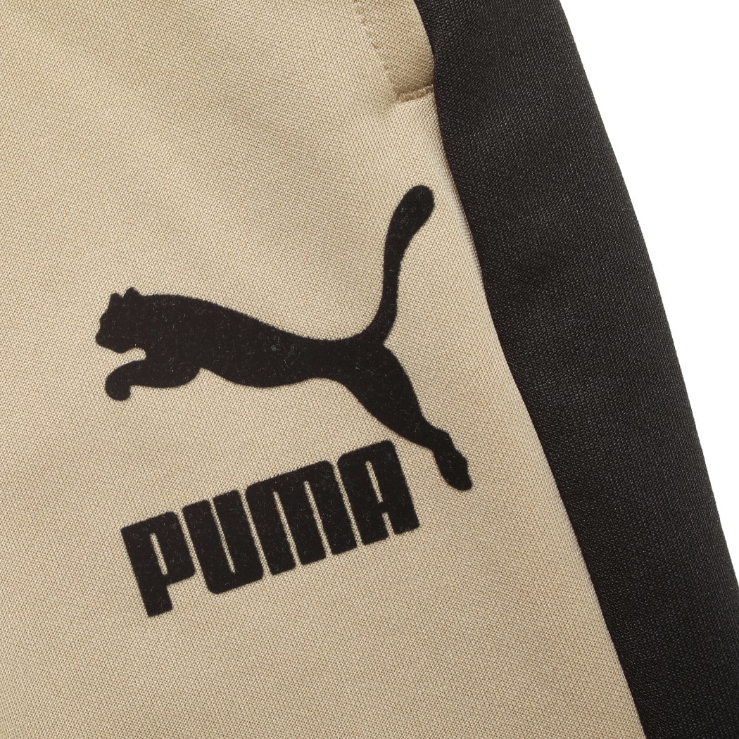 PUMA プーマ t7 ワイド トラックパンツ ジェンダーレス ベージュ
