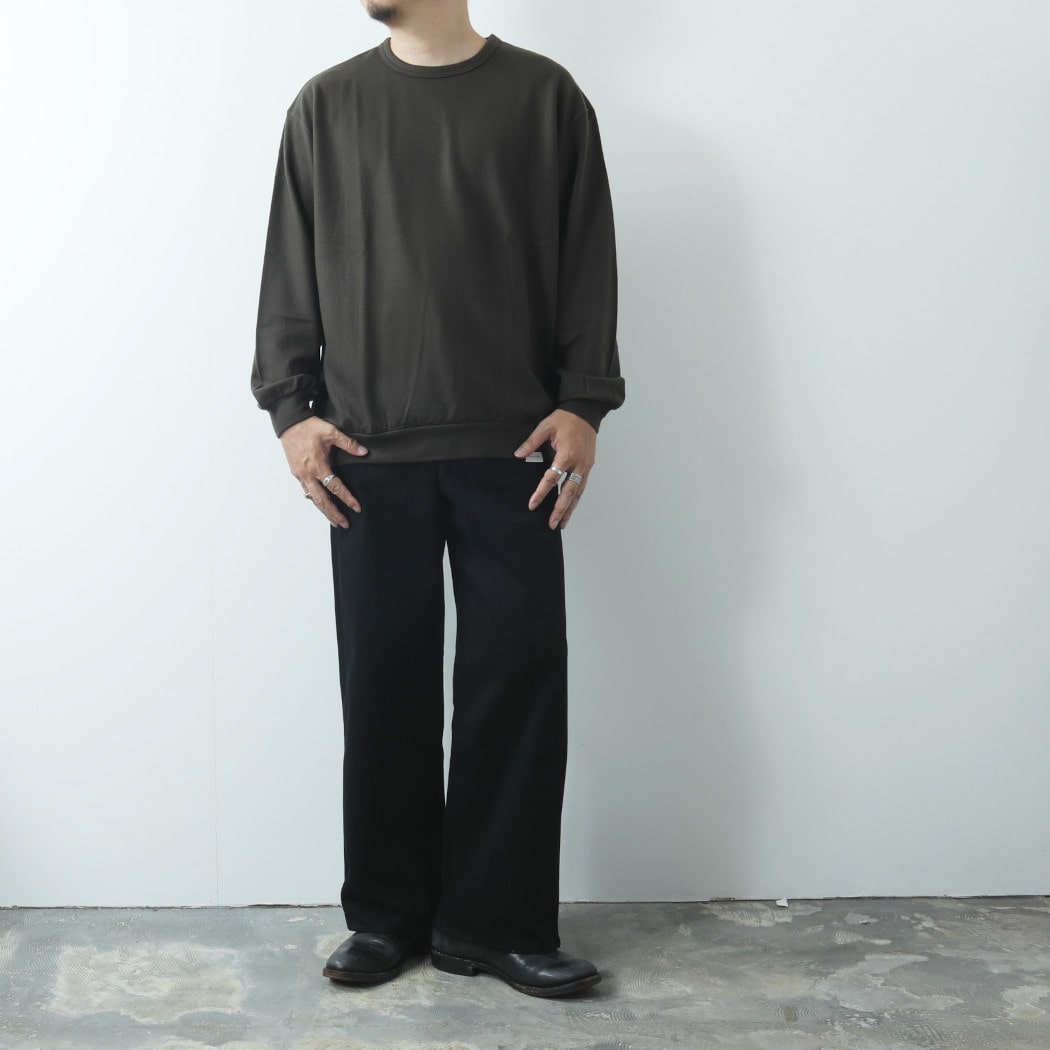 capertica カペルチカ スーパー140s ウォッシャブルウール スウェット