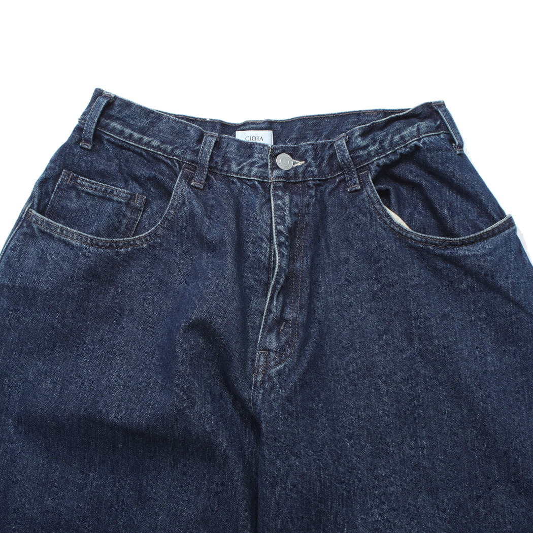 CIOTA シオタ 13.5oz Wide Baggy ワイドバギーデニム ダークブルー PTL