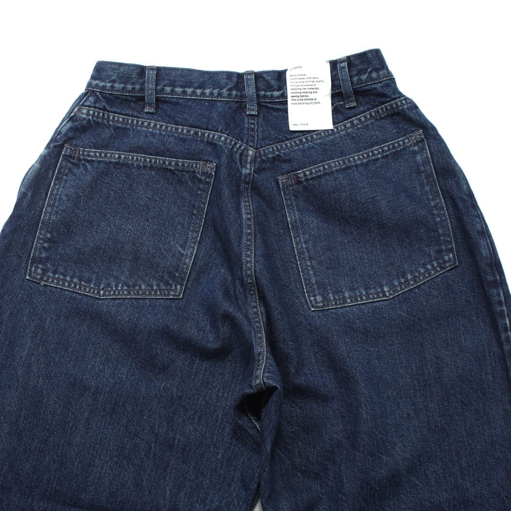CIOTA シオタ 13.5oz Wide Baggy ワイドバギーデニム ダークブルー PTL