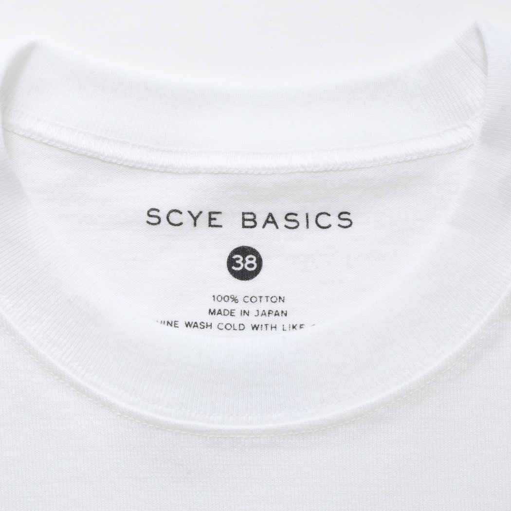 Scye BASICS サイベーシックス Tシャツ コットン ジャージー