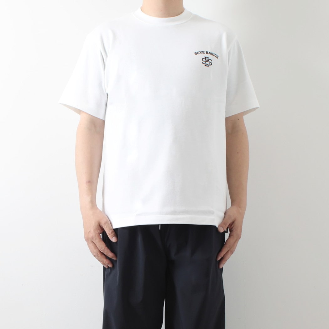 Scye BASICS サイベーシックス Tシャツ コットン ジャージー