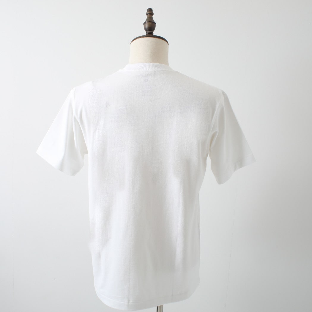 Scye BASICS サイベーシックス Tシャツ コットン ジャージー モノグラム ロゴ Tシャツ オフシロ