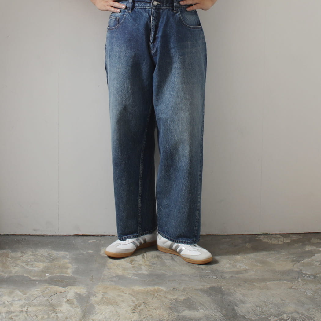 CIOTA シオタ 13.5oz Wide Baggy ワイドバギーデニム ミディアムブルー PTL-27WBG-PIMBL