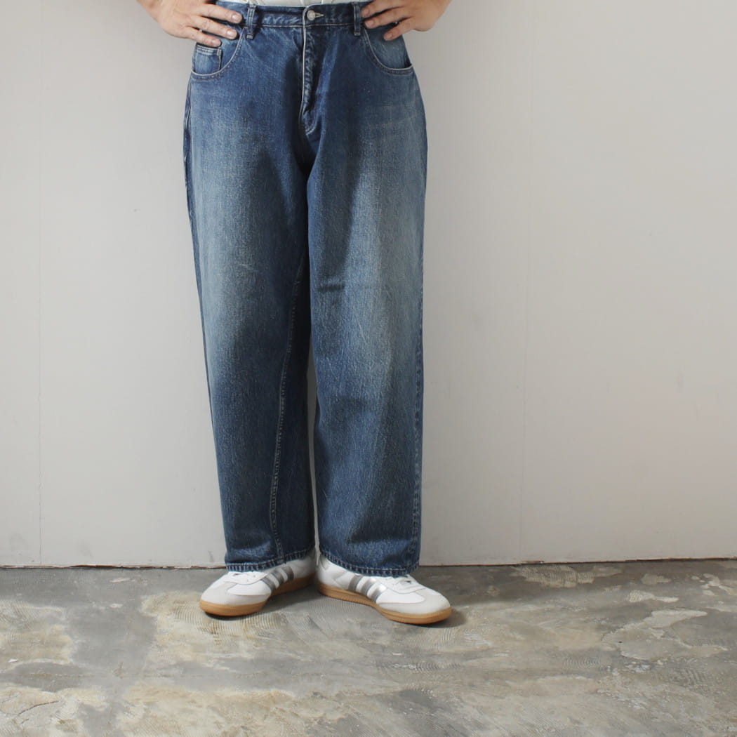 CIOTA シオタ 13.5oz Wide Baggy ワイドバギーデニム ミディアムブルー PTL-27WBG-PIMBL