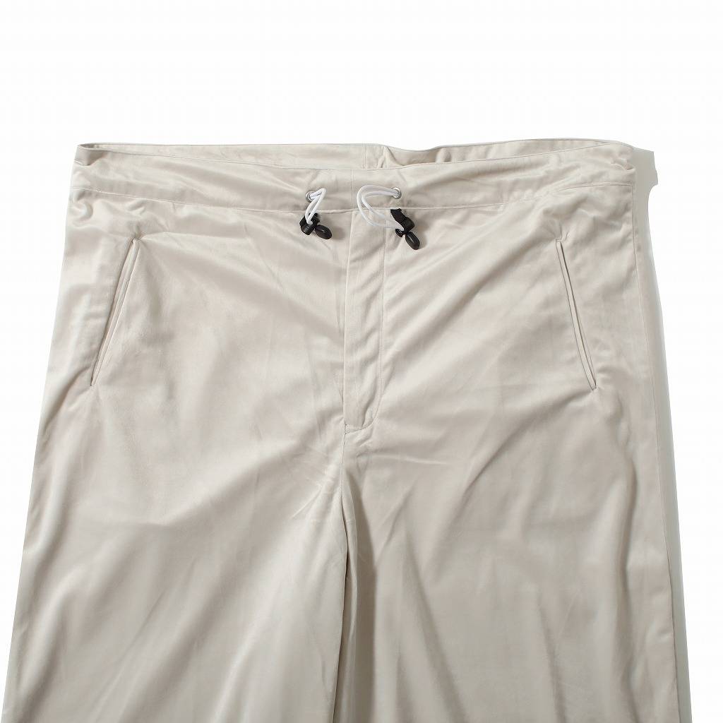 ATHA アタ ワイドイージーパンツ オフホワイト VELVET GATHER WIDE EASY TROUSERS