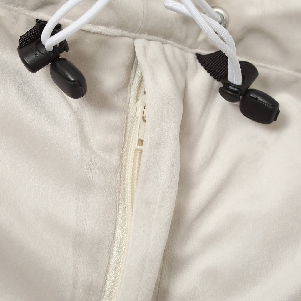 ATHA アタ ワイドイージーパンツ オフホワイト VELVET GATHER WIDE EASY TROUSERS