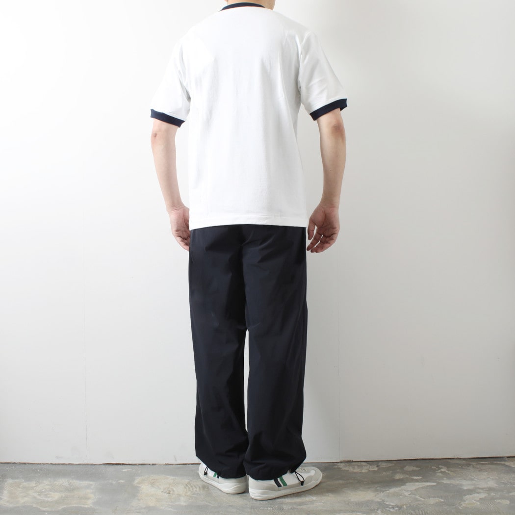 Scye サイ コットン ジャージー プリント リンガー Tシャツ Cotton Jersey Print Ringer T-Shirt オフシロ