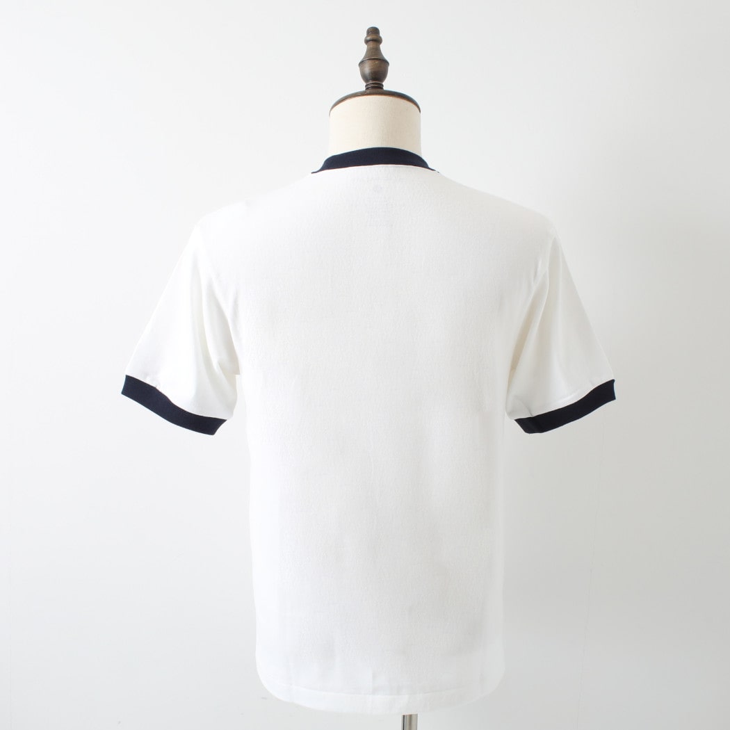 Scye サイ コットン ジャージー プリント リンガー Tシャツ Cotton Jersey Print Ringer T-Shirt オフシロ