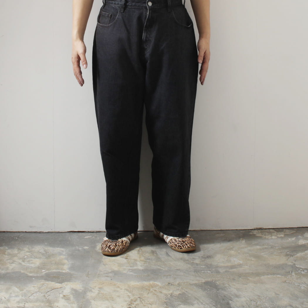 CIOTA シオタ 13.5oz Wide Baggy ワイドバギーデニム ミディアムブラック PTL-27WBG-MBK