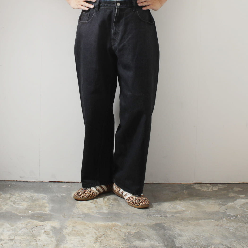 CIOTA シオタ 13.5oz Wide Baggy ワイドバギーデニム ミディアムブラック PTL-27WBG-MBK
