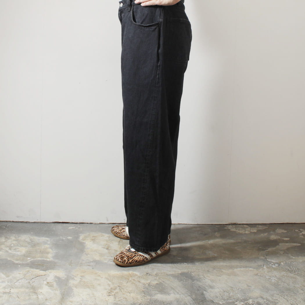 CIOTA シオタ 13.5oz Wide Baggy ワイドバギーデニム ミディアムブラック PTL-27WBG-MBK