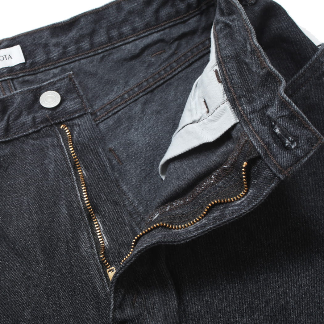 CIOTA シオタ 13.5oz Wide Baggy ワイドバギーデニム ミディアムブラック PTL-27WBG-MBK