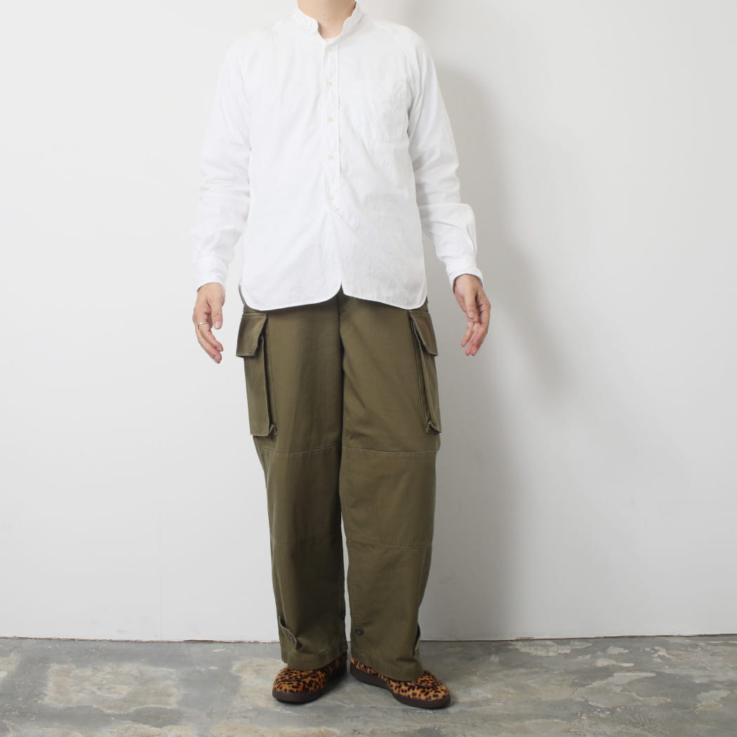 CIOTA シオタ ヘリンボン M-47 フィールドパンツ ダークオリーブ
