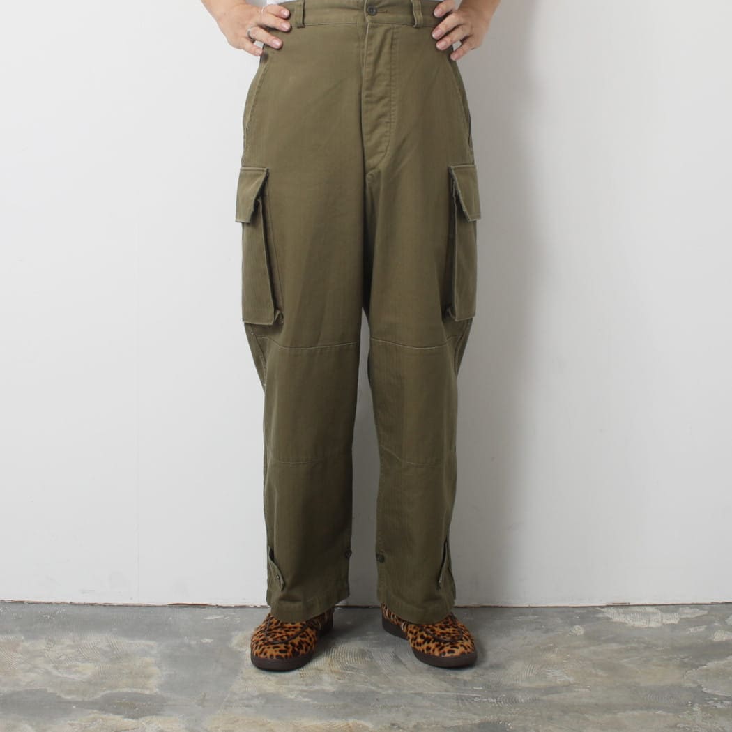 CIOTA シオタ ヘリンボン M-47 フィールドパンツ ダークオリーブ