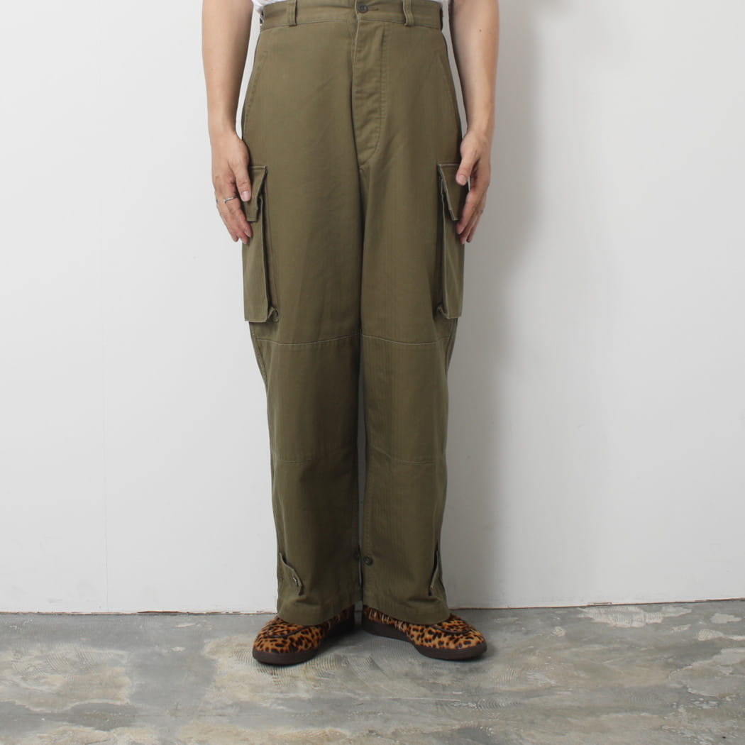 CIOTA シオタ ヘリンボン M-47 フィールドパンツ ダークオリーブ