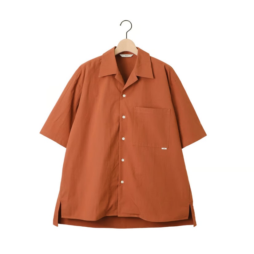 amne アンヌ オープンカラーシャツ シャンブレー 半袖 CHAMBRAY japon