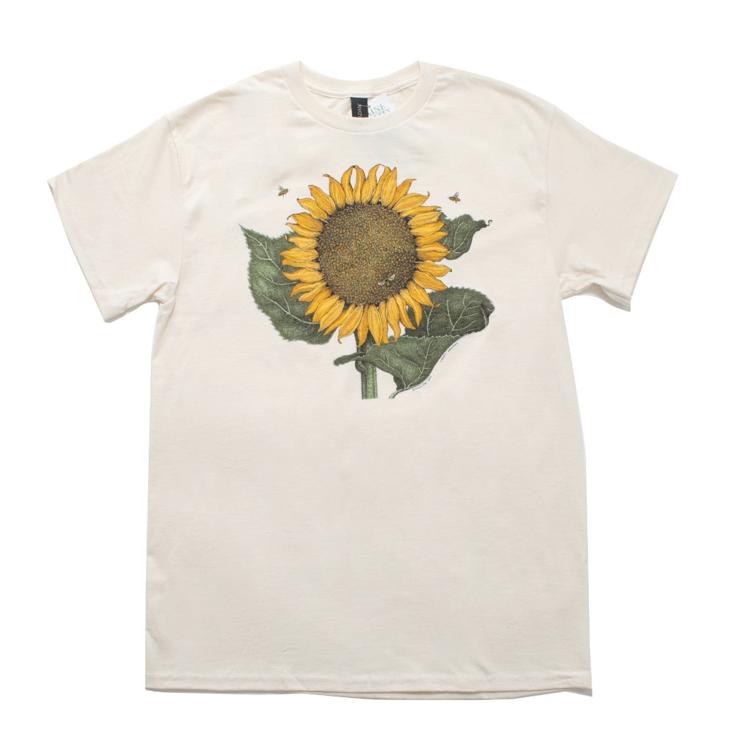 NUMBER _i BONTシャツ ひまわり NUMBER _i BONTシャツ ひまわり ひまわり柄Tシャツ 手描きで描い