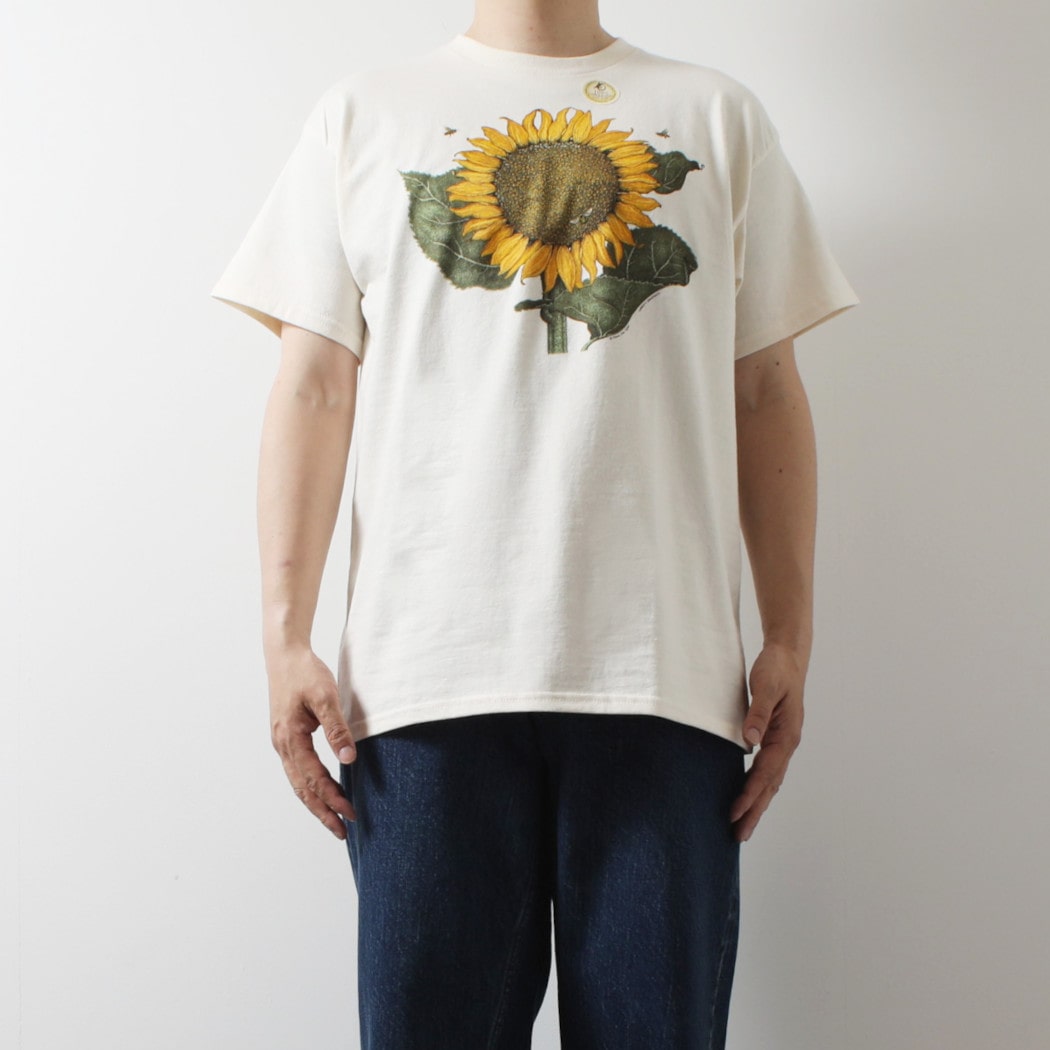 NUMBER _i BONTシャツ ひまわり NUMBER _i BONTシャツ ひまわり ひまわり柄Tシャツ 手描きで描い