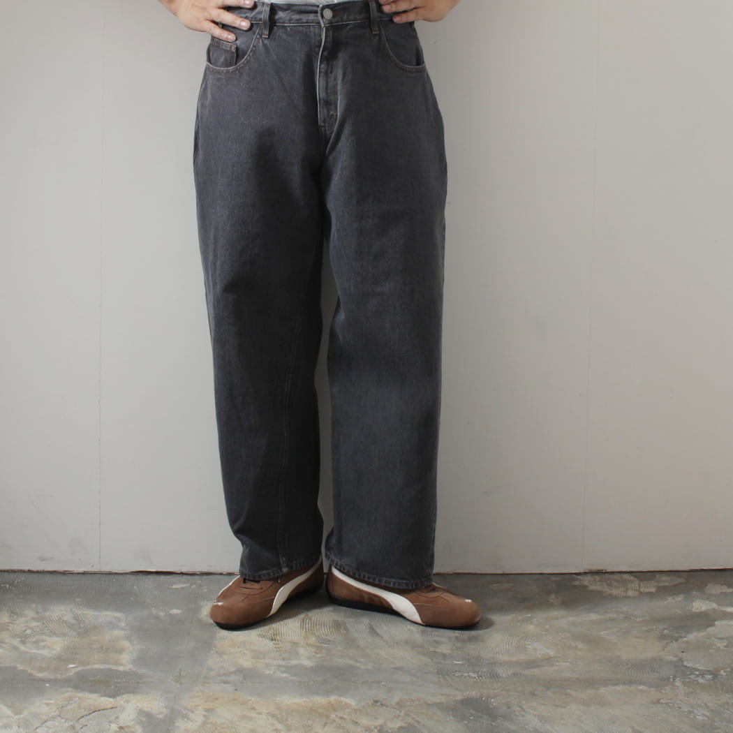 CIOTA シオタ 13.5oz Wide Baggy ワイドバギーデニム ミディアムグレー