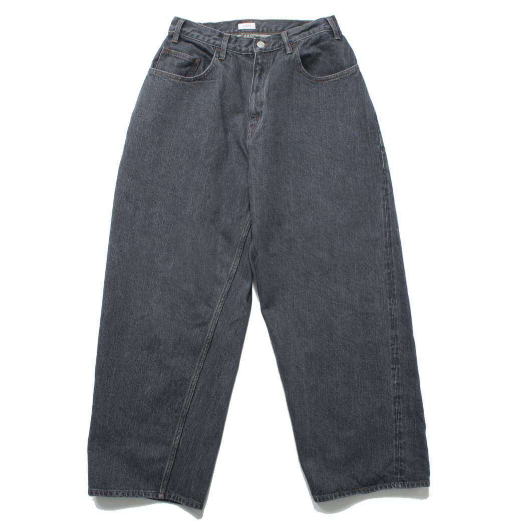 CIOTA シオタ 13.5oz Wide Baggy ワイドバギーデニム ミディアムグレー 