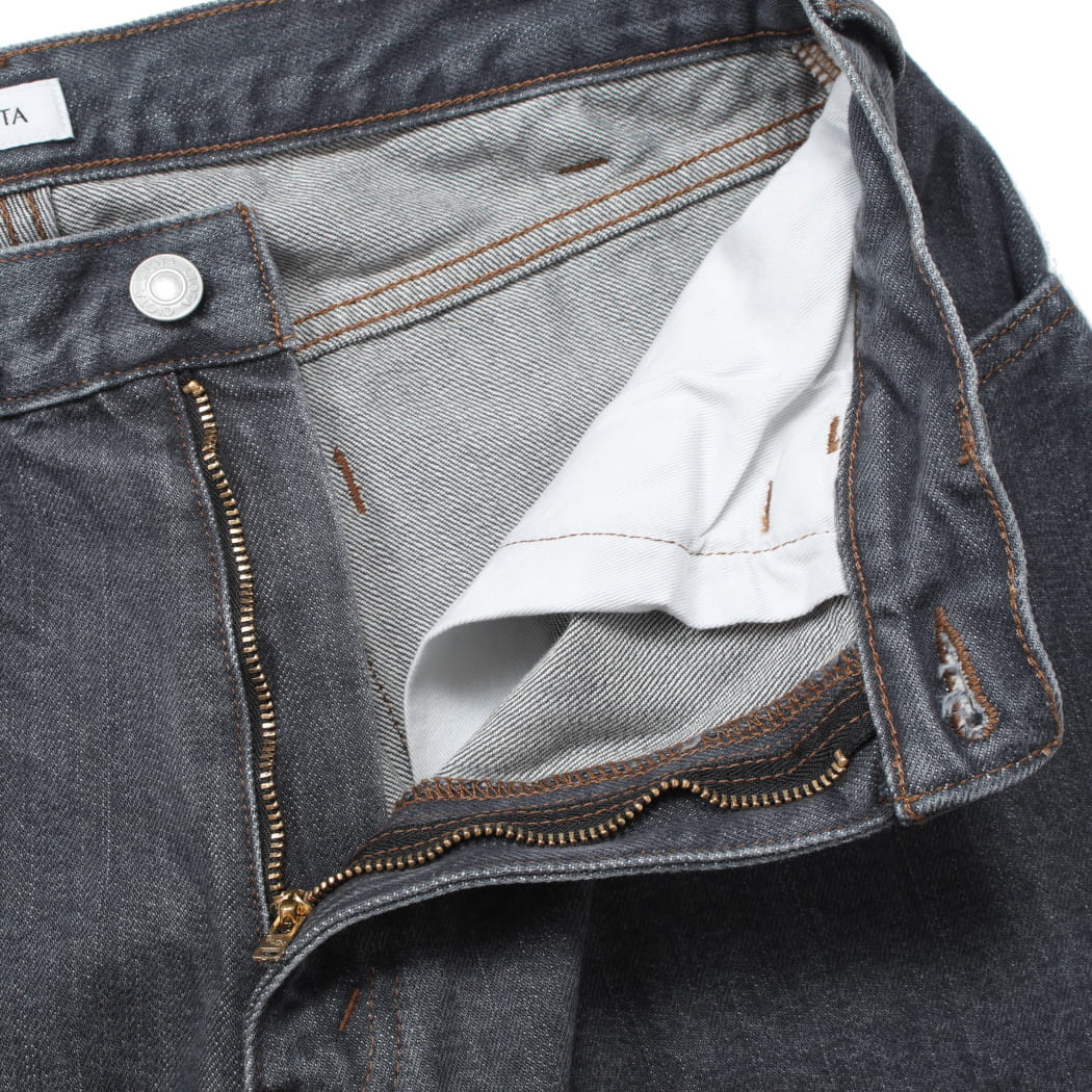 CIOTA シオタ 13.5oz Wide Baggy ワイドバギーデニム ミディアムグレー PTL-27WBG-MGR