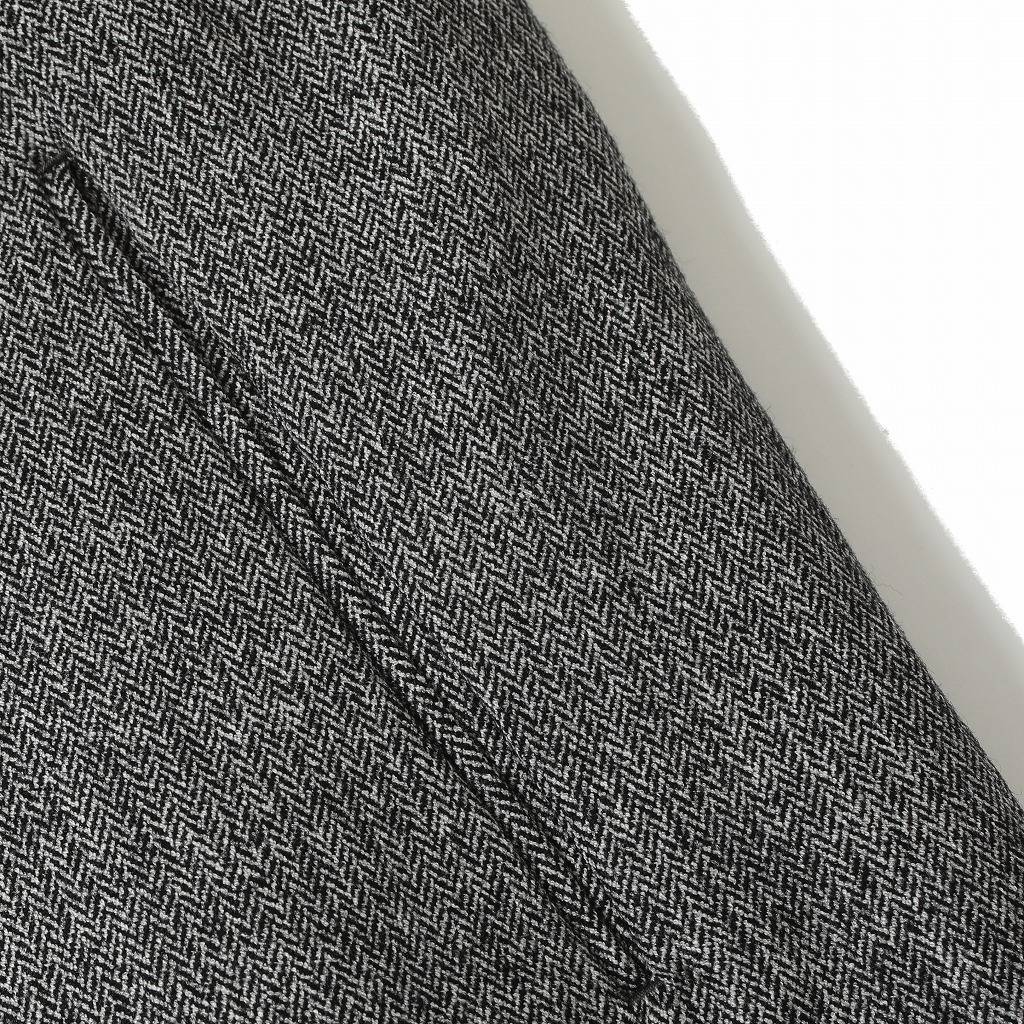 ATHA アタ ワイドイージーパンツ グレー CLASSICAL HERRINGBONE GATHER WIDE EASY TROUSERS