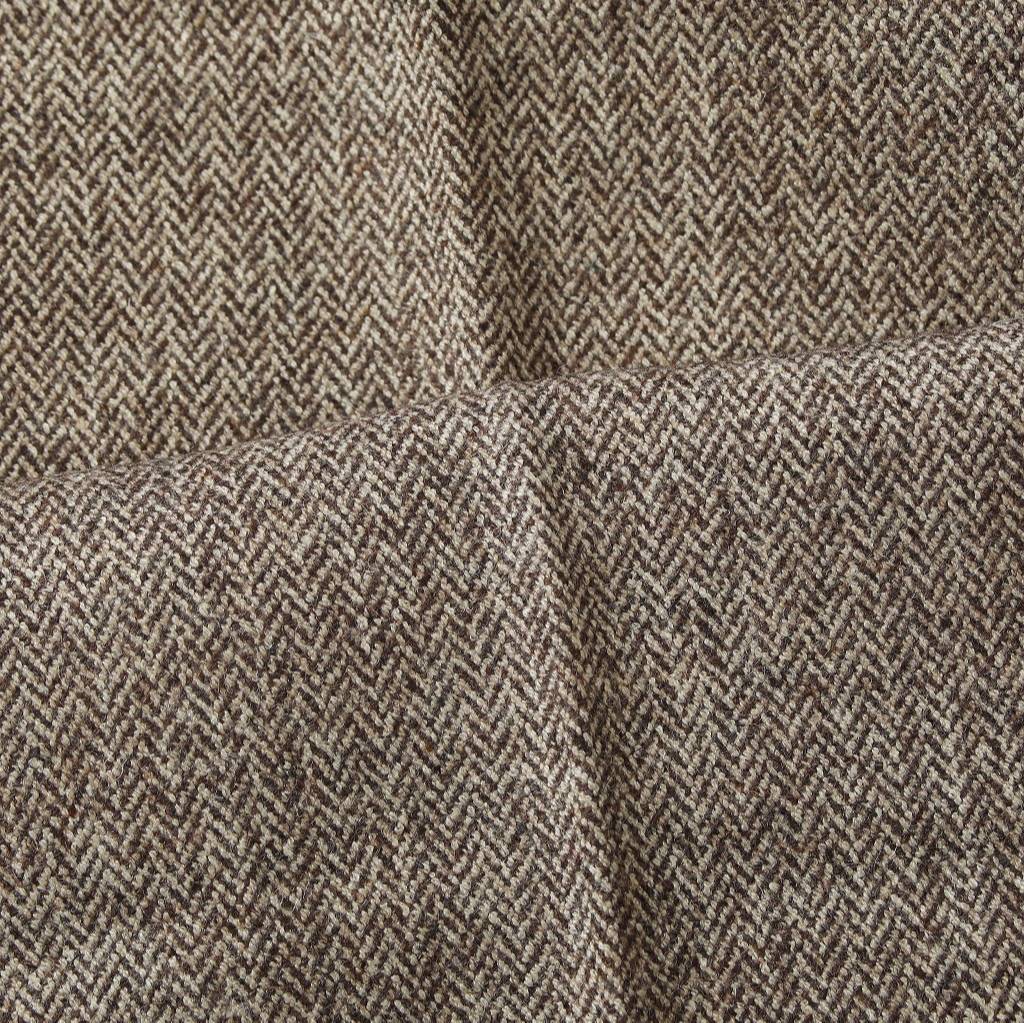 ATHA アタ ワイドイージーパンツ ブラウン CLASSICAL HERRINGBONE GATHER WIDE EASY TROUSERS