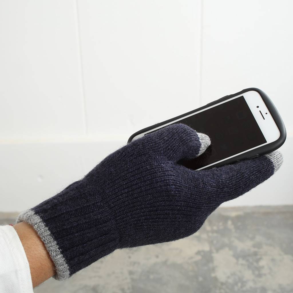 DENTS デンツ ニットグローブ スマホ対応 フリーサイズ