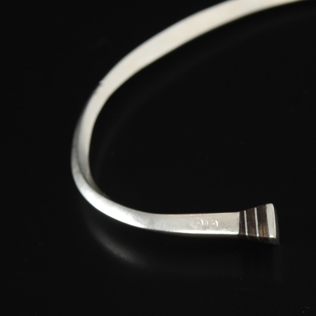 TOUAREG SILVER JEWELRY トゥアレグ シルバー ジュエリー シルバーバングル EBONY MARU シルバー