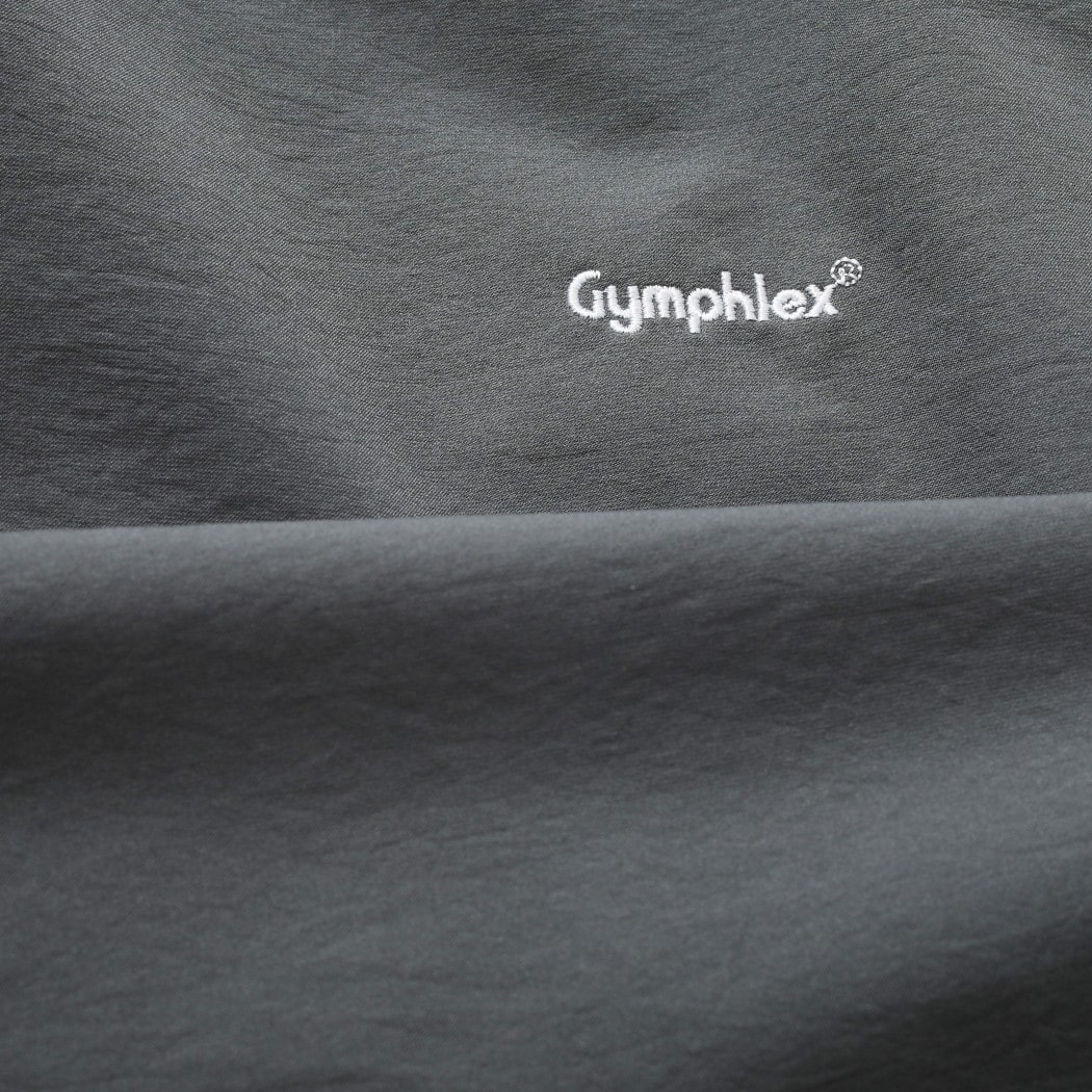 GYMPHLEX ジムフレックス ポリエステルダブルクロス イージーパンツ チャコール