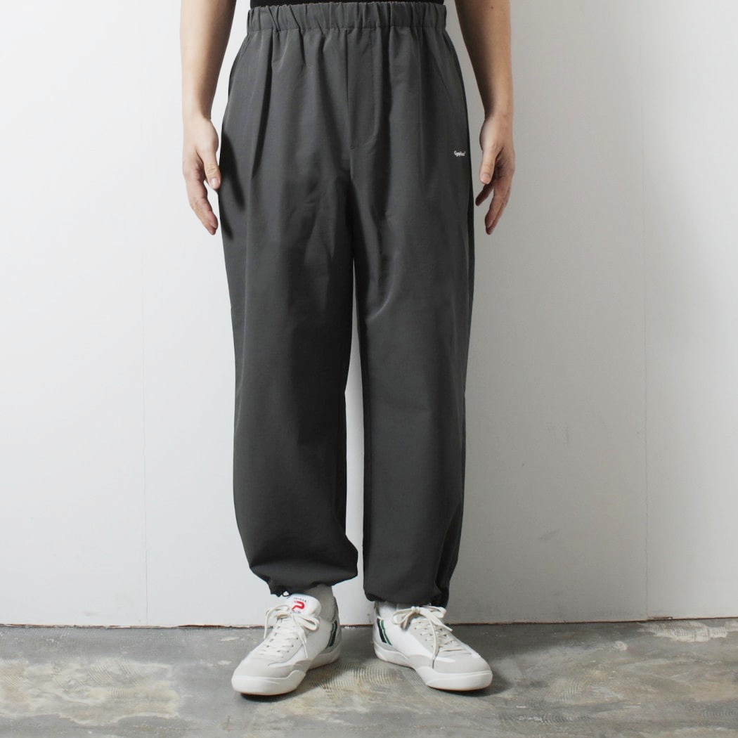 GYMPHLEX ジムフレックス ポリエステルダブルクロス イージーパンツ チャコール