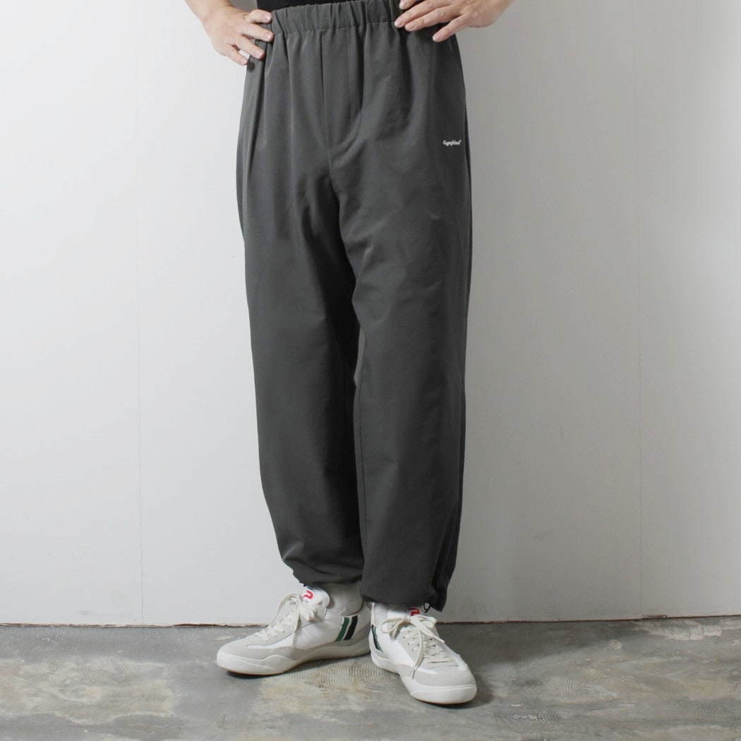 GYMPHLEX ジムフレックス ポリエステルダブルクロス イージーパンツ チャコール