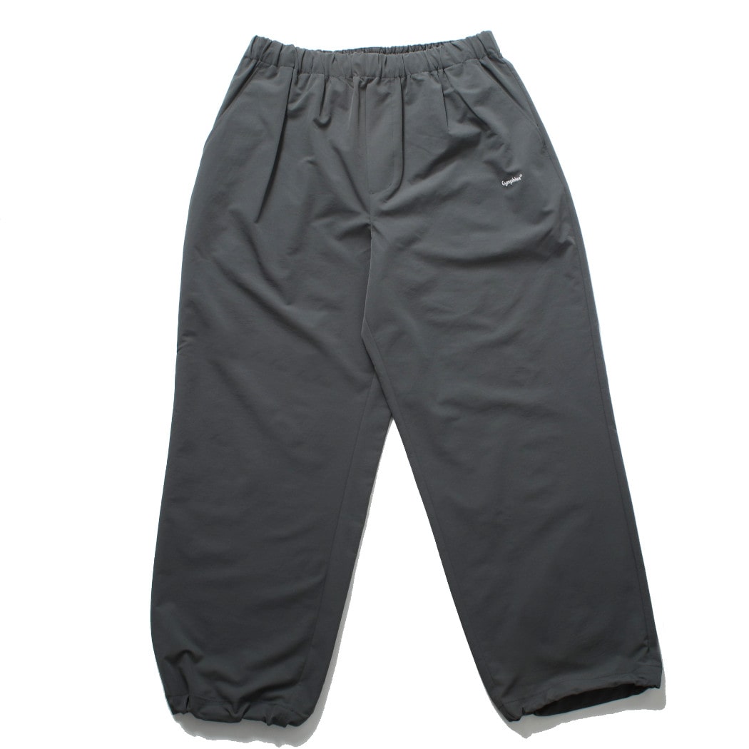 GYMPHLEX ジムフレックス ポリエステルダブルクロス イージーパンツ チャコール