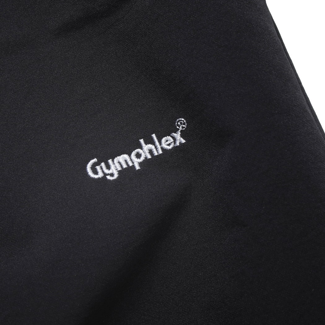 GYMPHLEX ジムフレックス ポリエステルダブルクロス イージーパンツ ブラック