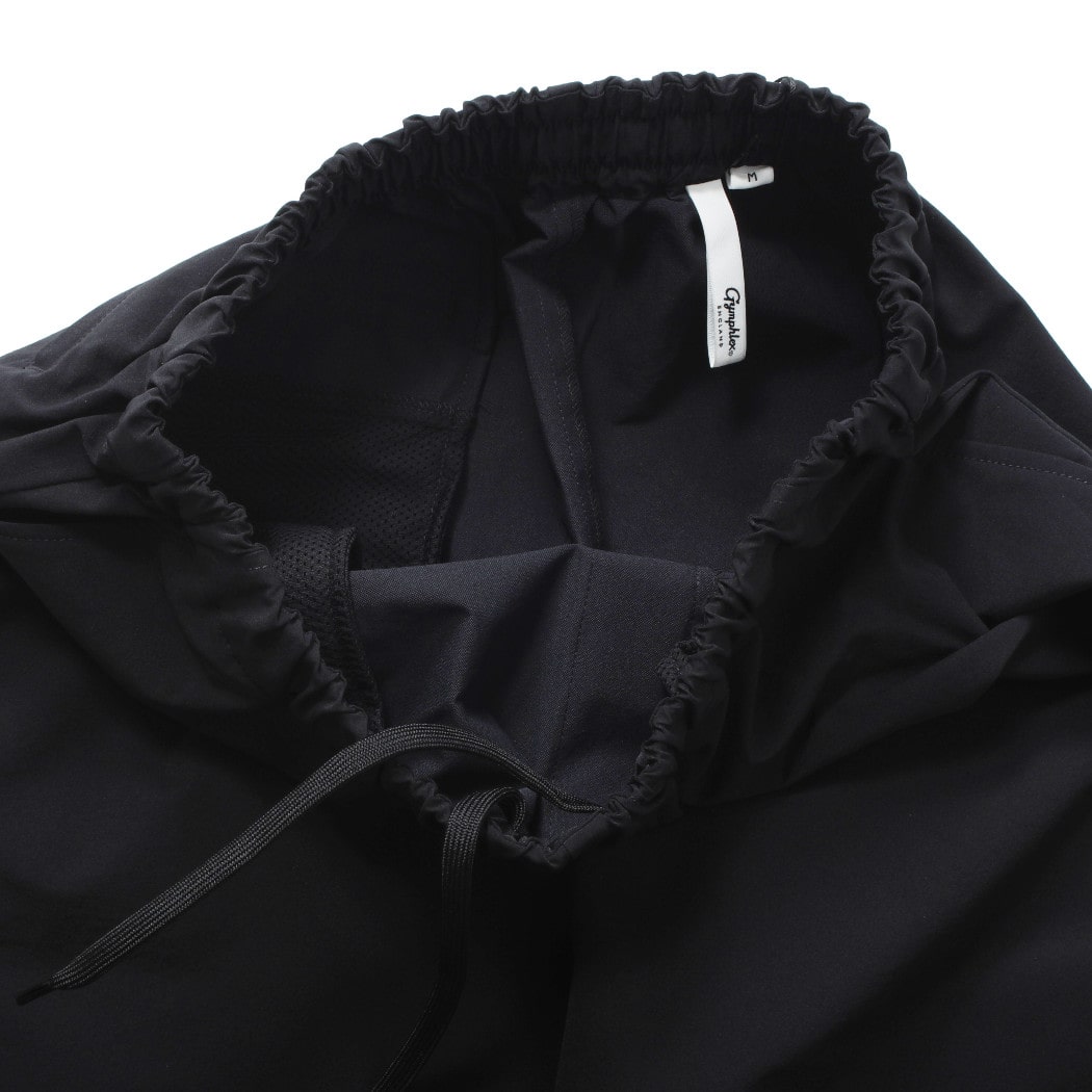 GYMPHLEX ジムフレックス ポリエステルダブルクロス イージーパンツ ブラック