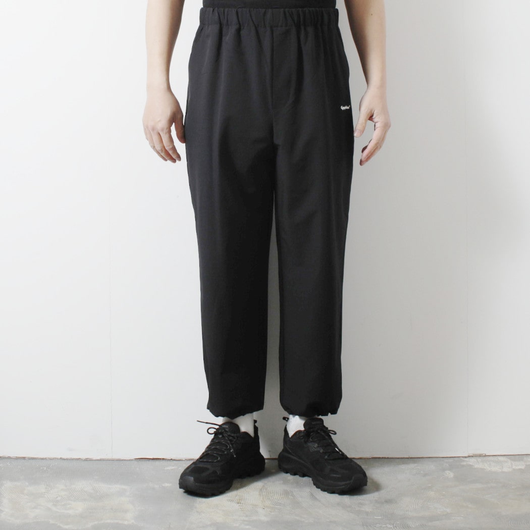 GYMPHLEX ジムフレックス ポリエステルダブルクロス イージーパンツ ブラック