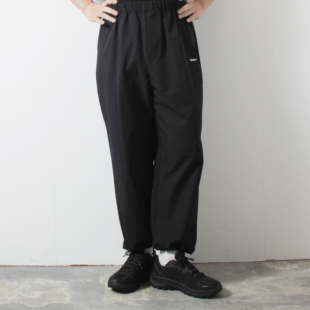 GYMPHLEX ジムフレックス ポリエステルダブルクロス イージーパンツ ブラック