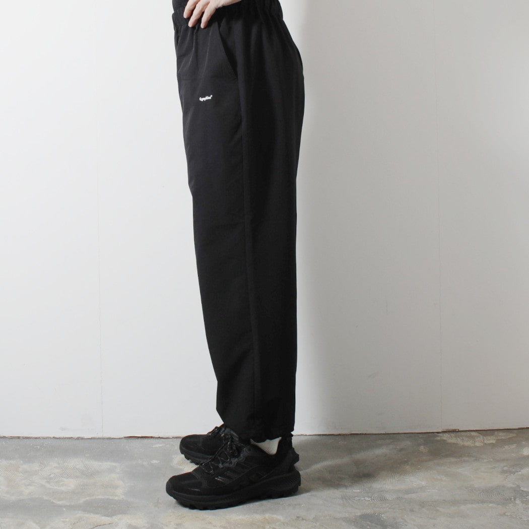 GYMPHLEX ジムフレックス ポリエステルダブルクロス イージーパンツ ブラック
