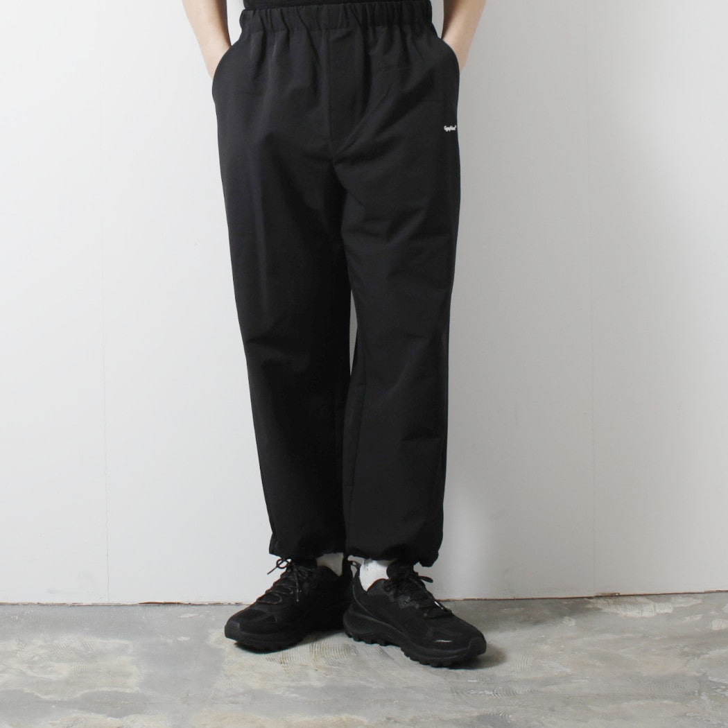 GYMPHLEX ジムフレックス ポリエステルダブルクロス イージーパンツ ブラック