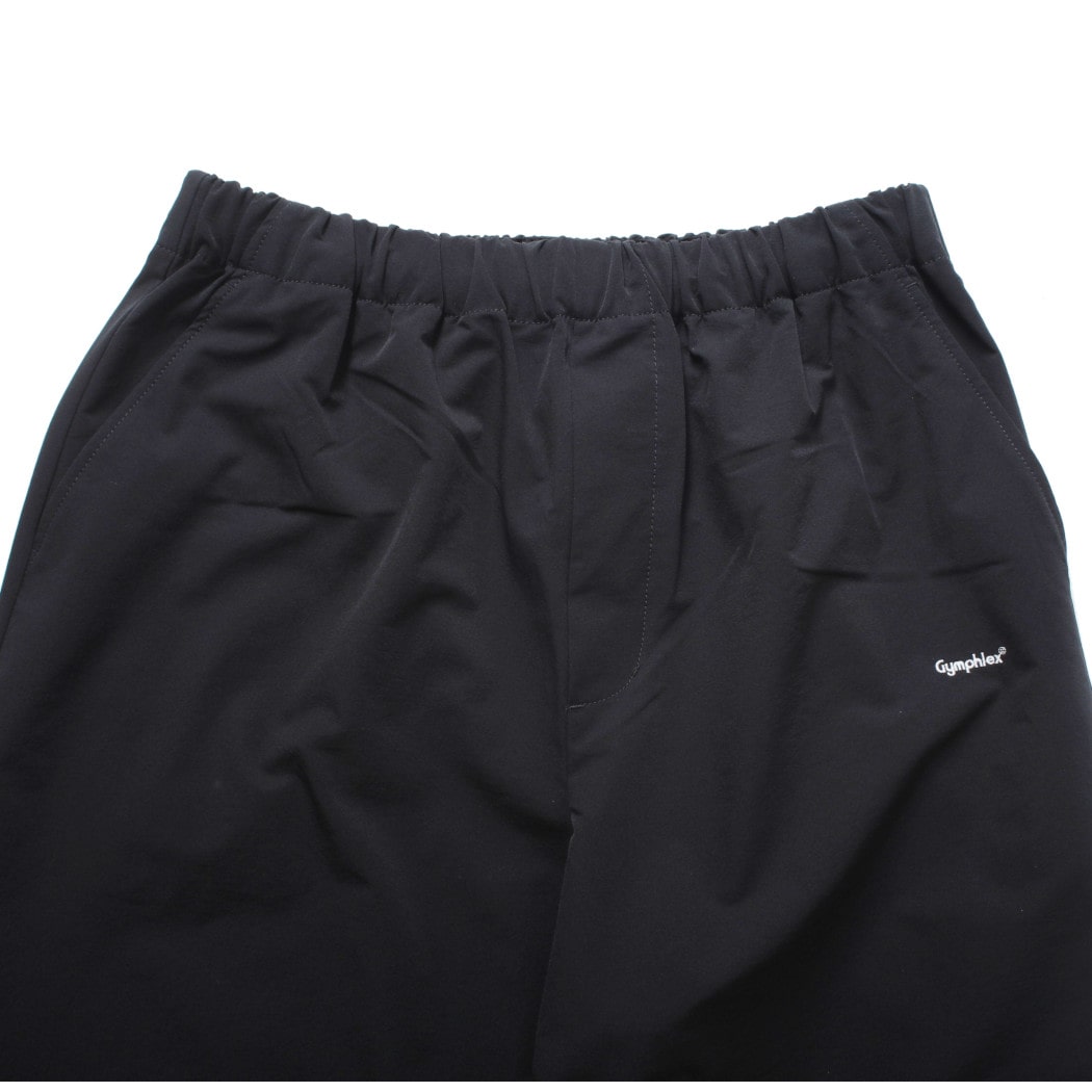 GYMPHLEX ジムフレックス ポリエステルダブルクロス イージーパンツ ブラック