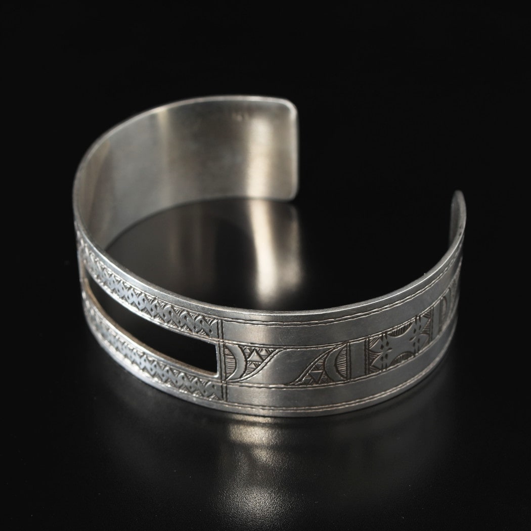 トゥアレグシルバー　バングル Touareg silver jewelry シルバーバングル DOBLE シルバー F | BRAND,T