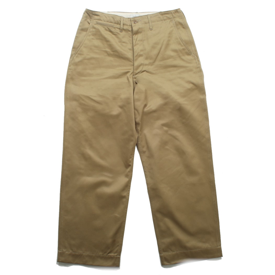 CIOTA シオタ スビンコットン ウェポンチノパンツ Weapon Chino Cloth Pants ベージュ