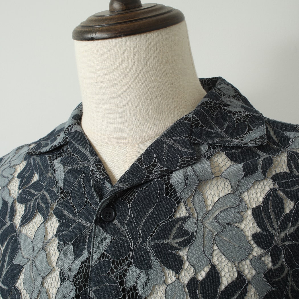 WAXLONDON ワックスロンドン ディドコットシャツ フローラル レース