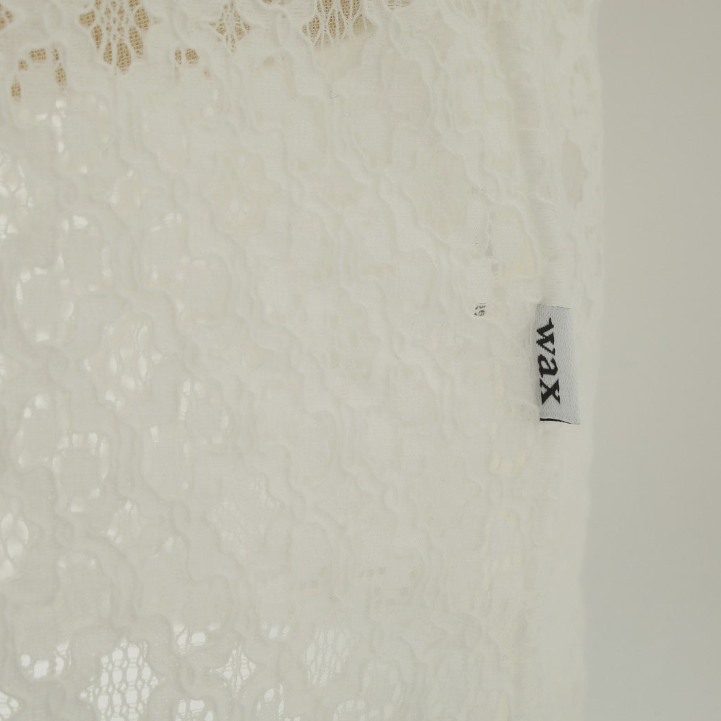 WAXLONDON ワックスロンドン ディドコットシャツ ホワイト DIDCOT CORDED LACE WHITE