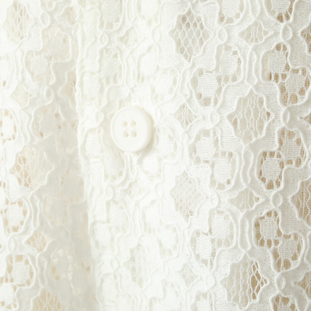 WAXLONDON ワックスロンドン ディドコットシャツ ホワイト DIDCOT CORDED LACE WHITE