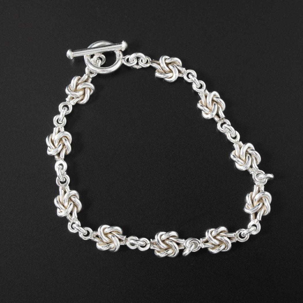 INTERIM インテリム タスコシルバー スモール チェーン ブレスレット1